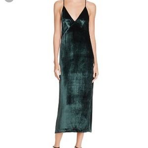 J Brand Velvet Midi Dress